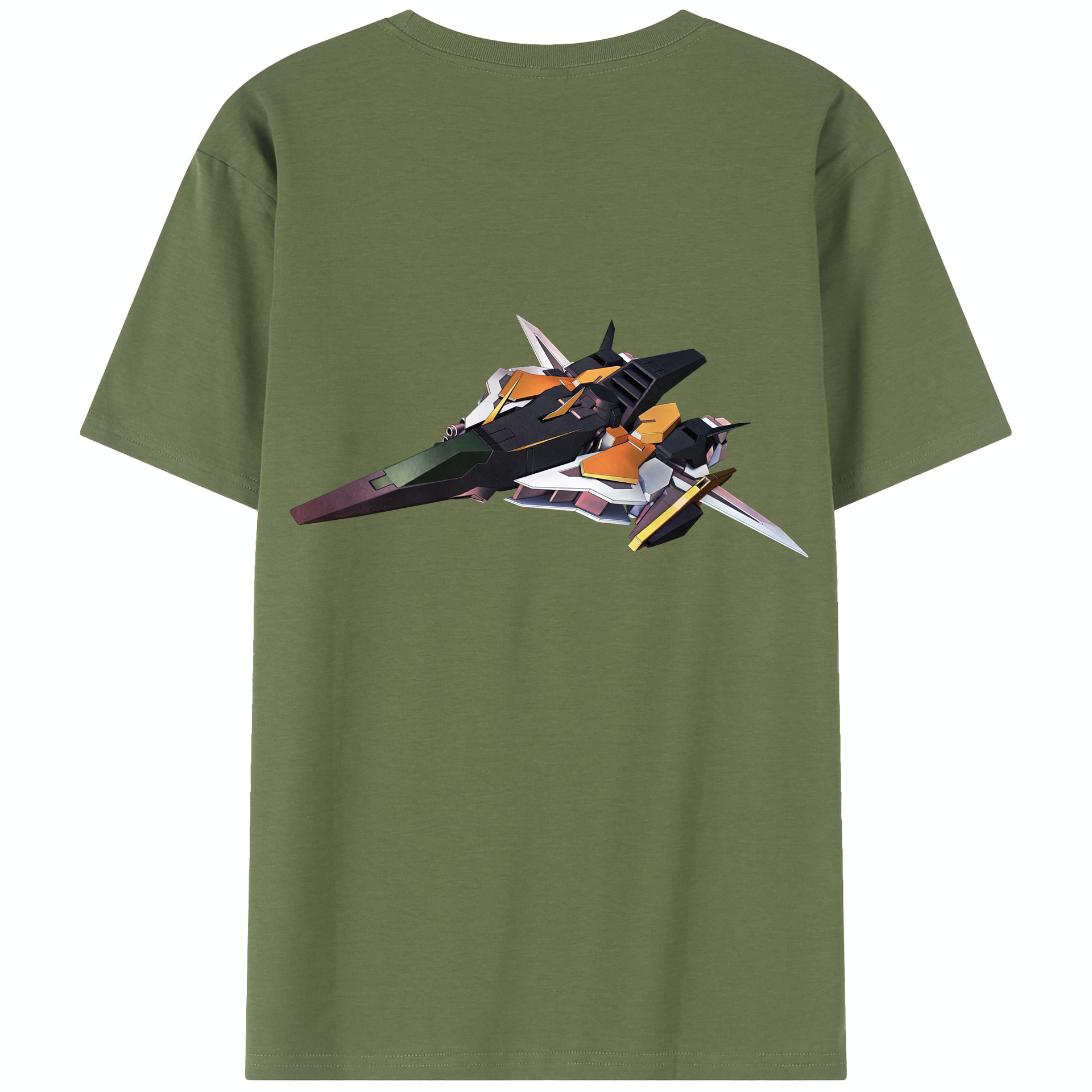 （画像用） 機動戦士ガンダム Mobile Suit Gundam 綿100％半袖Tシャツ（背面プリント）